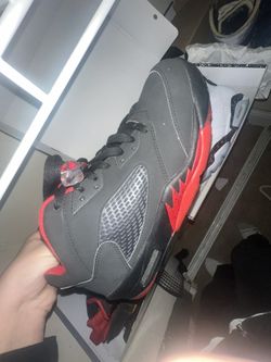 Black And Red Low Jordan 5s