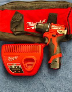 Milwaukee M12 Brushless Drill with Charger and Battery