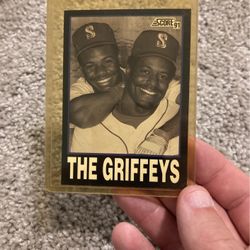 Rare - The Griffey’s 1991 Score Baseball Card
