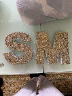 Letter S And Letter M Decor 