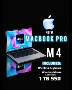⭐️ New! BUNDLE Apple 14” MacBook Pro M4 Laptop 24gb ram 1TB SSD - Silver | High Spec For Videographer Photographer Editor After Effects Adobe RGB VR