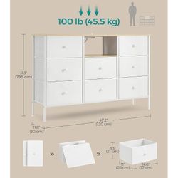 Dresser With Power And LED Lights 