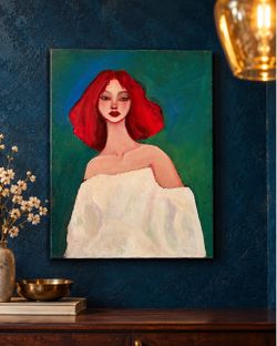 Original Oil Painting Portrait