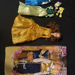 Beauty and The Beast Doll Set
