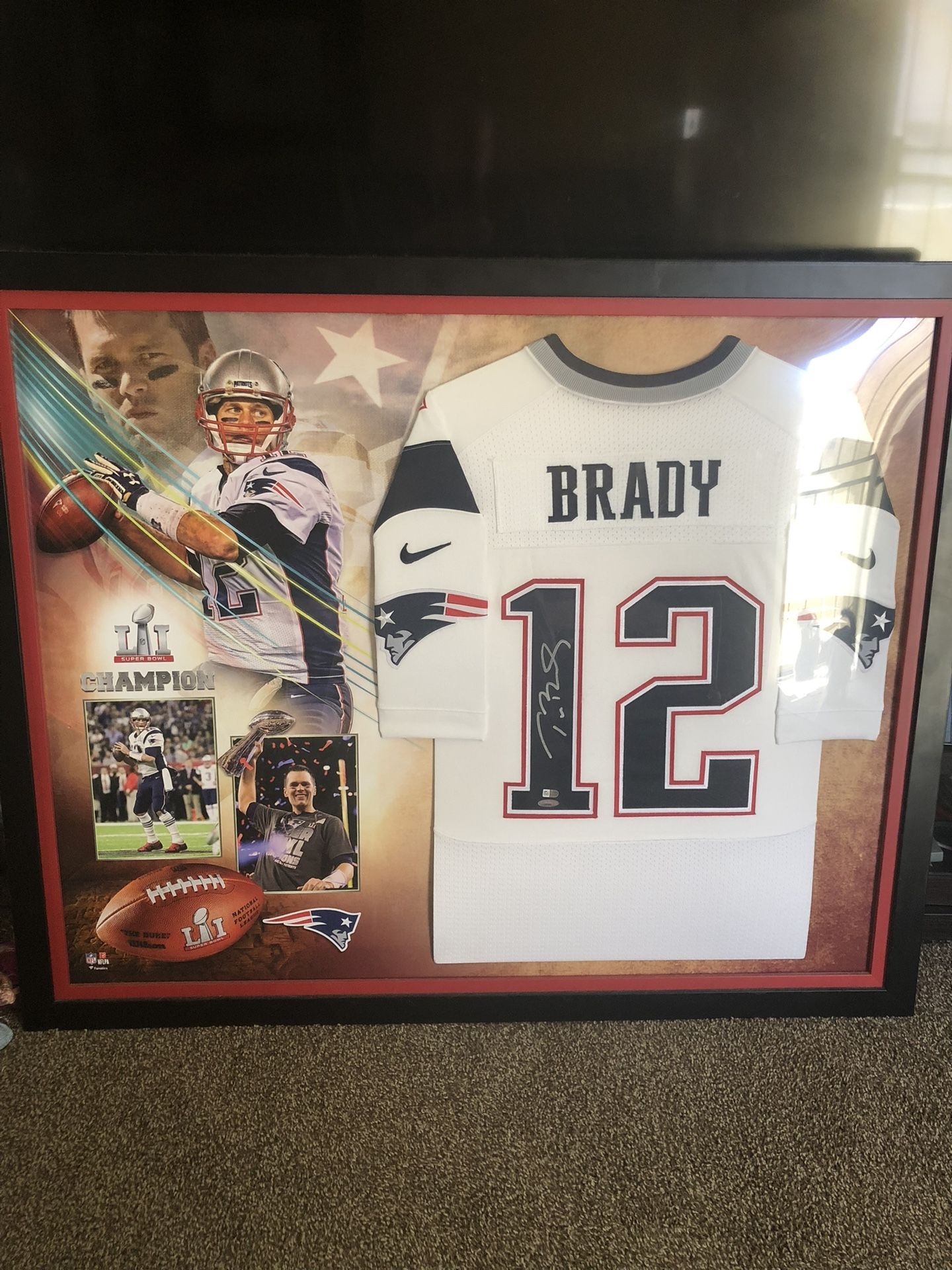 Tom brady 2016 New England Patriots LI (The Comeback) Jersey