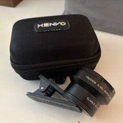 Xenvo Smartphone Pro Lens Kit 15X Macro and 0.45X Wide Angle Lens w Case