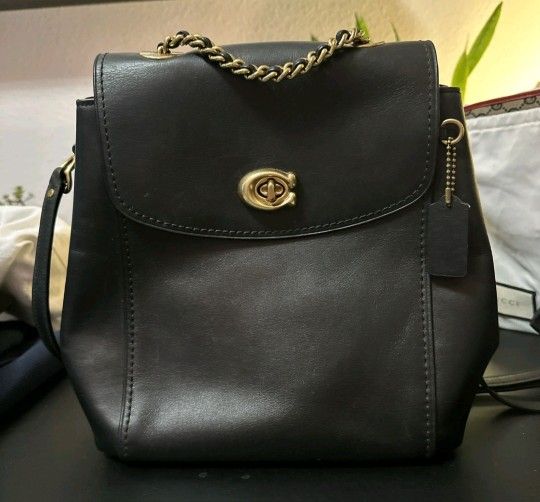 Coach mini leather parker convertible backpack