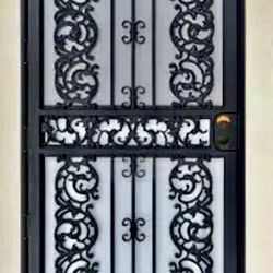 Custom Made Security Iron Screen Doors 