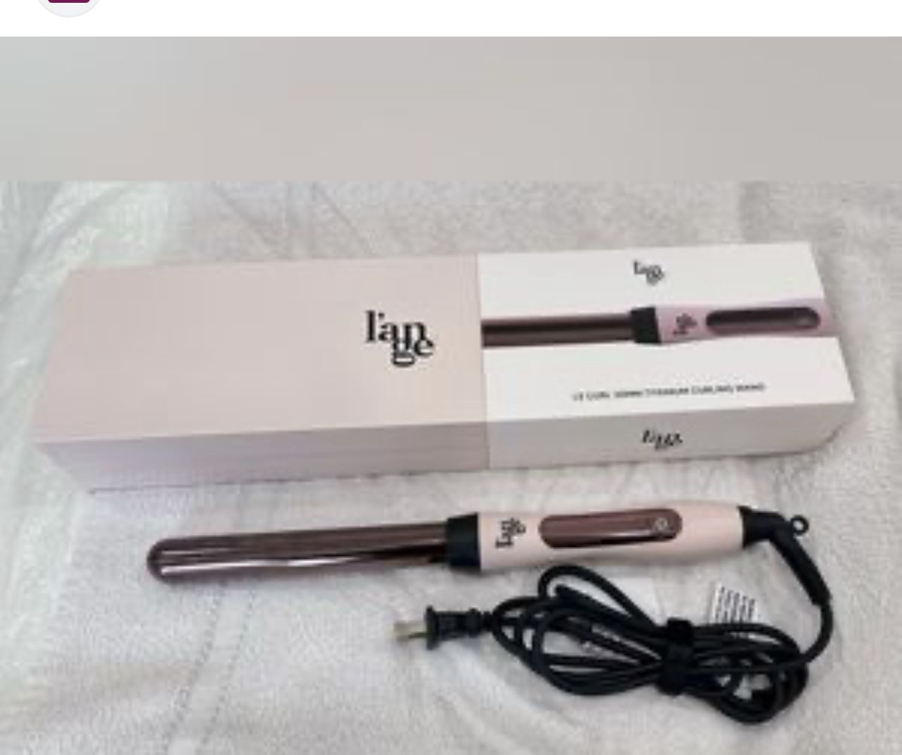 L'ANGE HAIR Le Curl Titanium Curling Wand | Professional Curling Iron for All Hair Types | Clip Free Hair Curler | Best Curling Wand for Relaxed Curls