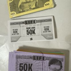 Different Monopoly Paper Money Board Game Replacements As Pictured 