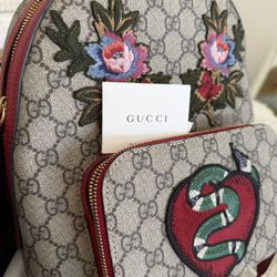 GUCCI Back Pack Limited Edition With Wallet 