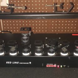 Red Line Beambox Red & Green lasers.