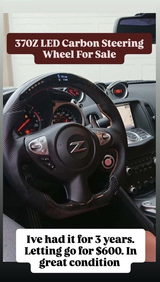 370z Carbon Steering Wheel