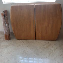 Table For 6 People With 4 Chairs. Wood.