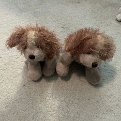 2 Twin Shaggy Dogs Webkinz 