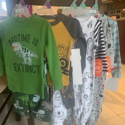 4 Boys Toddler Pjs NEW With Tags