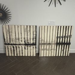 2 Art Pieces (Sold As A Set)
