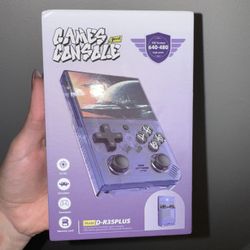 New In Box RETRO D-R35 PLUS Handheld Game With 64GB With Many Games