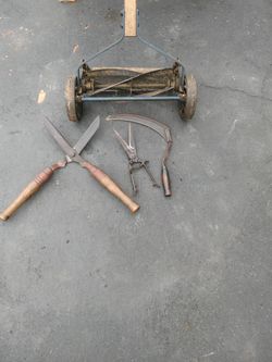Antique Vintage Garden Tools $50