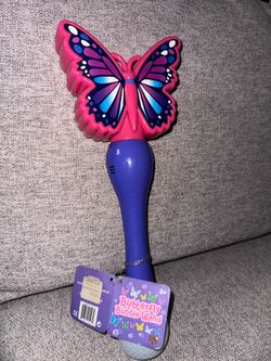 Butterfly bubble wand  light up