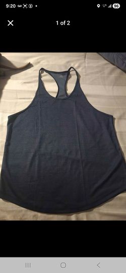 Workout Athletic Stringer  Tee Large