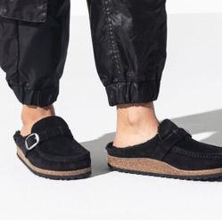 Birkenstock Buckley Suede Leather Clog Size - 41 EU/10-10.5