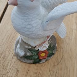 White Dove Figurine 