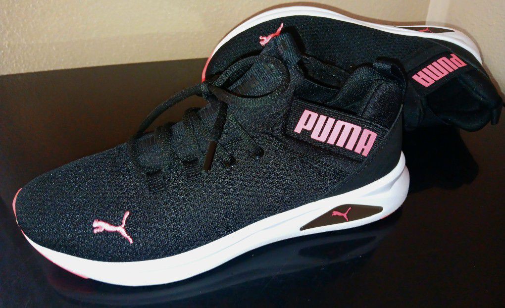 PUMA Women's Sneaker Size 10 Black Pink  ENZO 2 