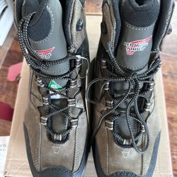 Red wing steel toe work boots