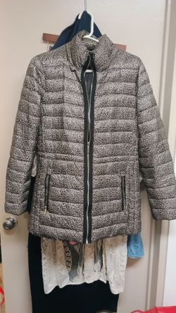 Michael kors Leopard Print Puffer Jacket