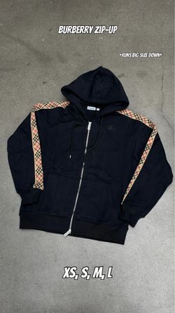 burberry zip up