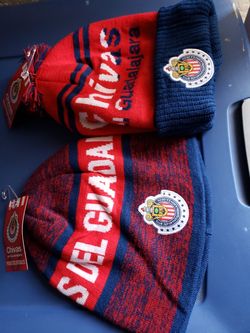 Chivas beanies 15 each