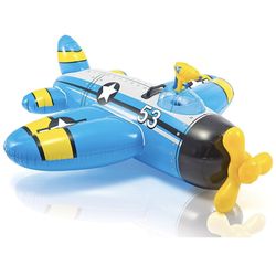 Intex Water Gun Airplane Ride On Kids Swimming Pool Float Raft W/ Squirt Gun,  Toy. 3+ in Age. Great Gift