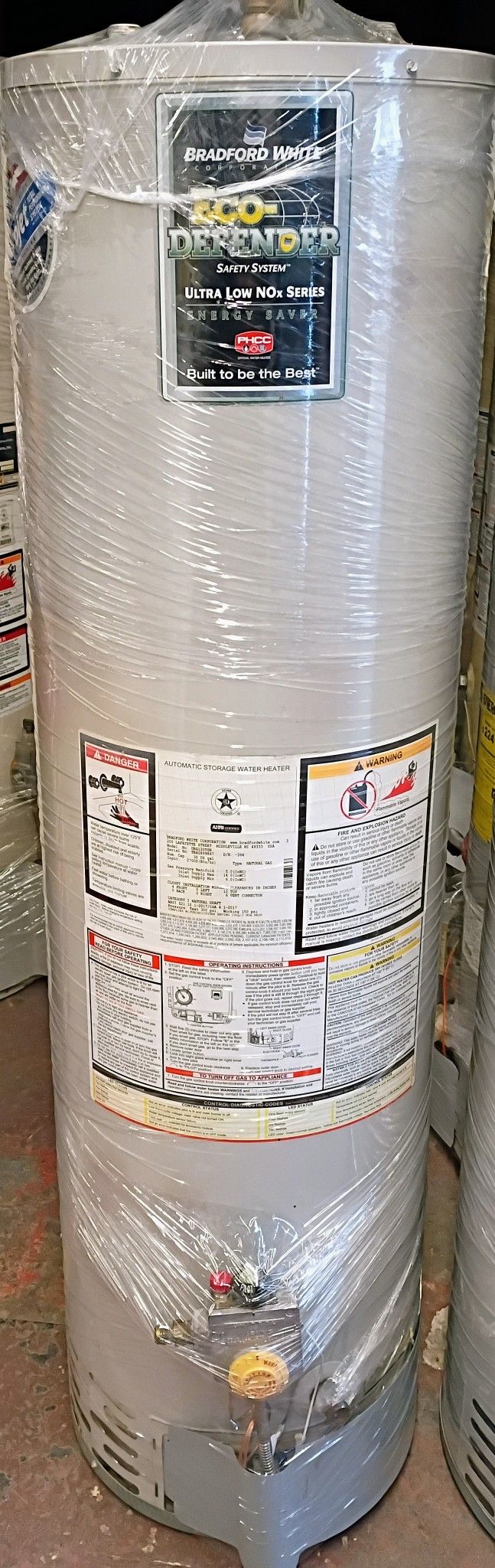 Bradford Whtie 30gl Water Heater