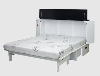 Barn Style Queen Cabinet bed, stylish Space solution