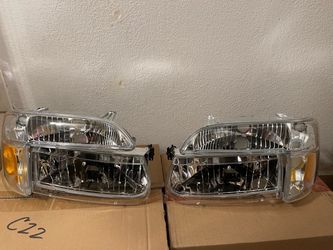 Headlights assembly compatible with Ford Explorer 1(contact info removed), Mercury Mountaineer 1997