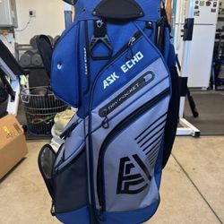 Ask Echo Cart Bag Blue And Gray 