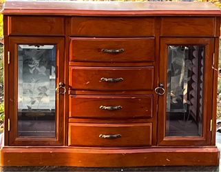 Wood Jewelry Chest