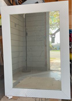 White Frame Mirror
