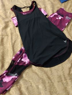 Girls size 10-12 clothes Justice