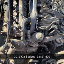 2016 Kia Sedona Engine
