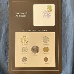 Republic of El Salvador Coin Set