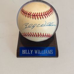 Billy Williams Autographed Baseball 