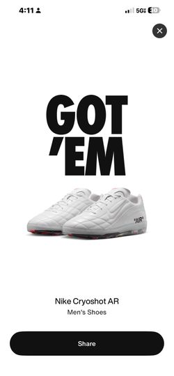 Size 12 - Nike Cryoshot Zoom M9 x USA x V.A.A White Red Men’s Virgil Abloh
