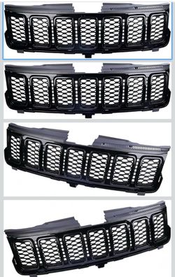 2565 $80  Black Front Grille Honeycomb Upper Bumper Mesh for Jeep Grand Cherokee 2017-2021