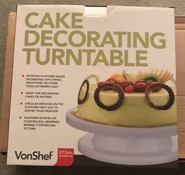 Cake Decorating Turntable Complete In Box 