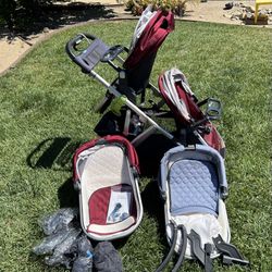 Uppababy Dennison Bordeaux w/ Lots Of Extras