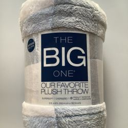 The Big One Oversized Supersoft Plush Throw 5 ft. X 6 ft. $12