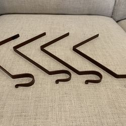 Mantle Christmas Stocking Hangers set of 4