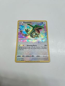 Rayquaza 138/185 Vivid Voltage Amazing Rare Holo 2020 120 HP Amazing Burst